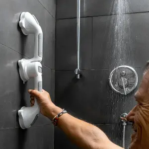 Maniglia di sicurezza per bagno a doppia angolazione InnovaGoods Grabbath image-2