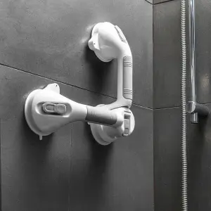 Maniglia di sicurezza per bagno a doppia angolazione InnovaGoods Grabbath image-1