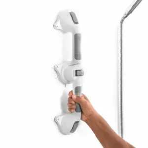 Maniglia di sicurezza per bagno a doppia angolazione InnovaGoods Grabbath image-0