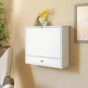 Inklapbaar bureau aan de muur InnovaGoods Wadesk image-0