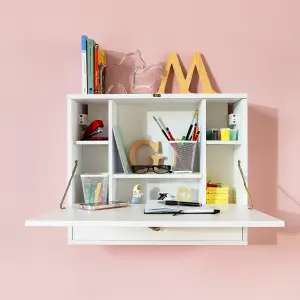 Inklapbaar bureau aan de muur InnovaGoods Wadesk image-6