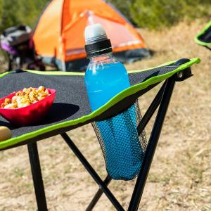 Fällbart campingbord i tyg med överdrag InnovaGoods Cafolby image-2