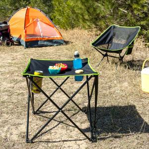 Fällbart campingbord i tyg med överdrag InnovaGoods Cafolby image-6