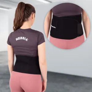 Θερμαινόμενη ζώνη από νεοπρένιο Insportline Waistpire with pocket image-4
