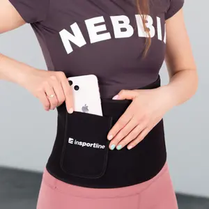 Θερμαινόμενη ζώνη από νεοπρένιο Insportline Waistpire with pocket image-2