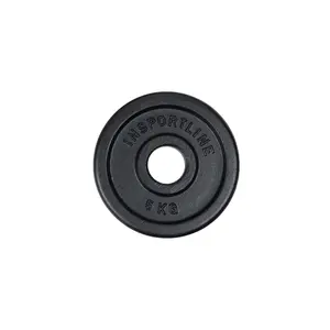 Ολυμπιακή ατσάλινη πλάκα βάρους Insportline Castblack image-4