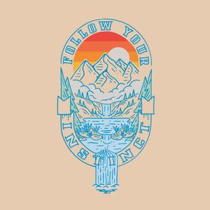 T-shirt Instinct Valley Series Sunset image-2