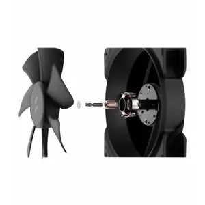 Ventilateur Boîtier PC Fractal Design Aspect 12 PWM Black image-1