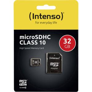 Carte micro SD et adapteur Intenso SDHC