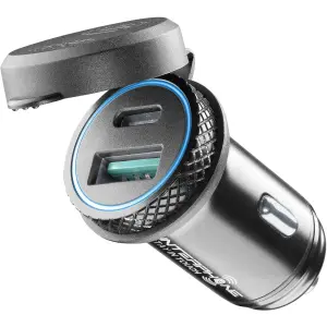 Adaptador USB tipo C para mechero de coche Interphone image-0