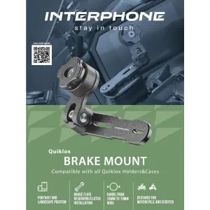 Suporte de telefone para reservatório de líquido de travão Interphone image-0