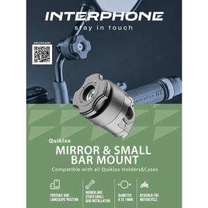 Supporto per specchietti retrovisori per moto Interphone Quiklox image-1