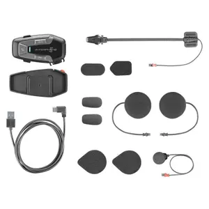 Motorcycle intercom bluetooth Interphone UCOM6R (x2) image-1