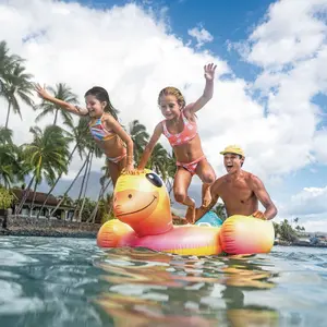 Gyerek úszó kacsás pehelykék Intex image-2