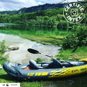 Felfújható csónak szett + evező + felfújó Intex Explorer K2 image-2