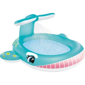 Piscina con doccia per bambini con balena Intex