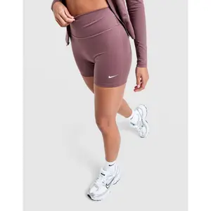 Pantalones cortos de cintura alta para mujer Nike One image-2