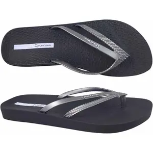 82840-ag720-tongs-femme-ipanema-bossa-soft-v-black-silver