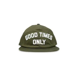 5 Panel Cap Iron & Resin Good Times Only Hat image-0