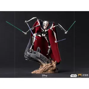Figurine Iron Studios Star Wars 1/10 Deluxe Bds Art Scale General Grievous image-1