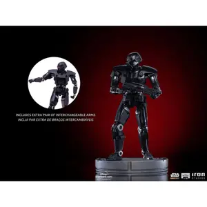 Beeldje Iron Studios Star Wars The Mandalorian 1/10 Bds Art Scale Dark Trooper image-2