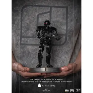 Beeldje Iron Studios Star Wars The Mandalorian 1/10 Bds Art Scale Dark Trooper image-5