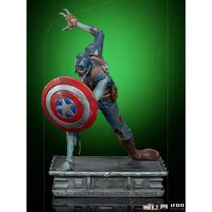 Figurine Iron Studios What If...? 1/10 Art Scale Captain America Zombie image-2