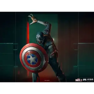 Figurine Iron Studios What If...? 1/10 Art Scale Captain America Zombie image-3