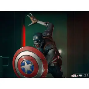 Figurine Iron Studios What If...? 1/10 Art Scale Captain America Zombie image-4
