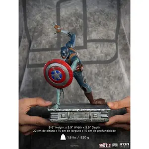 Figurine Iron Studios What If...? 1/10 Art Scale Captain America Zombie image-5