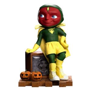 Statuetta da collezione Iron Studios WandaVision Mini Co. Vision Halloween Version