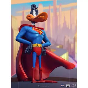 Figurine Iron Studios Space Jam: A New Legacy1/10 Bds Art Scale Daffy Duck Superman image-2