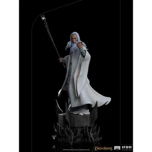 Figura de acción de El Señor de los Anillos Iron Studios BDS Art Scale Saruman image-2