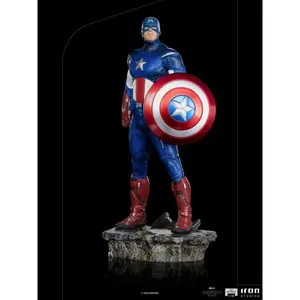 Beeldje Iron Studios The Infinity Saga Bds Art Scale 1/10 Captain America Battle Of Ny image-1