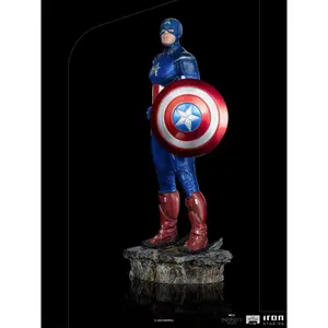 Beeldje Iron Studios The Infinity Saga Bds Art Scale 1/10 Captain America Battle Of Ny image-2