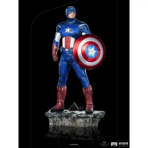 Beeldje Iron Studios The Infinity Saga Bds Art Scale 1/10 Captain America Battle Of Ny image-3
