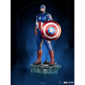 Beeldje Iron Studios The Infinity Saga Bds Art Scale 1/10 Captain America Battle Of Ny image-5