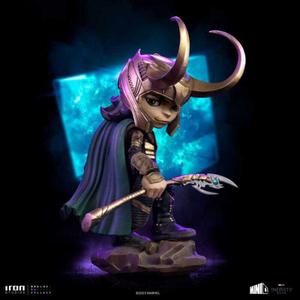 Statuetta in pvc da collezione Iron Studios Avengers Infinity Saga Mini Co. Loki