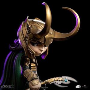 Statuetta in pvc da collezione Iron Studios Avengers Infinity Saga Mini Co. Loki image-1