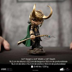 Statuetta in pvc da collezione Iron Studios Avengers Infinity Saga Mini Co. Loki image-2