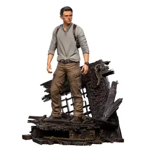 Beeldje Iron Studios Uncharted Movie Deluxe Art Scale 1/10 Nathan Drake