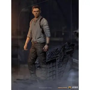 Beeldje Iron Studios Uncharted Movie Deluxe Art Scale 1/10 Nathan Drake image-6