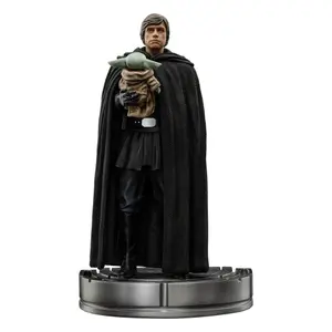 Figurine Iron Studios Star Wars The Mandalorian 1/10 Art Scale Luke Skywalker Et Grogu image-0