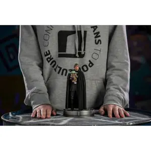 Figurine Iron Studios Star Wars The Mandalorian 1/10 Art Scale Luke Skywalker Et Grogu image-5