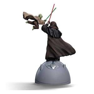 Statuetta 1/10 Iron Studios Star Wars Deluxe Art Scale Yoda vs Emperor Palpatine CCXP Exclusive 2024