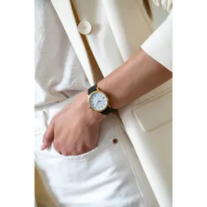 Leather watch woman Isabella Ford Selene image-1