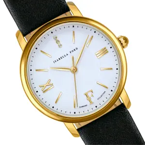Leather watch woman Isabella Ford Selene image-2