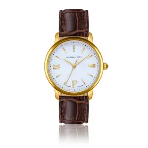 Leather watch woman Isabella Ford Selene