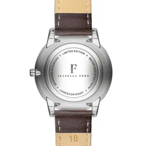 Relógio de cabedal para mulheres Isabella Ford Serenity image-3