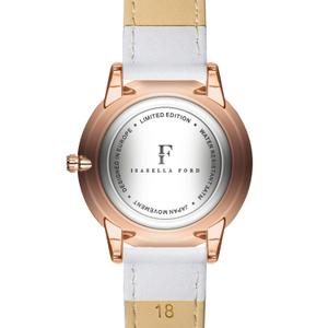 Relógio de cabedal para mulheres Isabella Ford Coco image-1